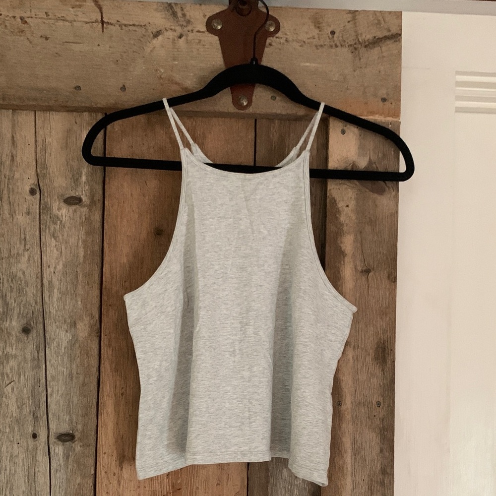 OAK + FORT Light Gray Women's Tank Top